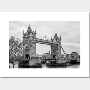 London Bridge is Not This Bridge Black and White Posters and Art